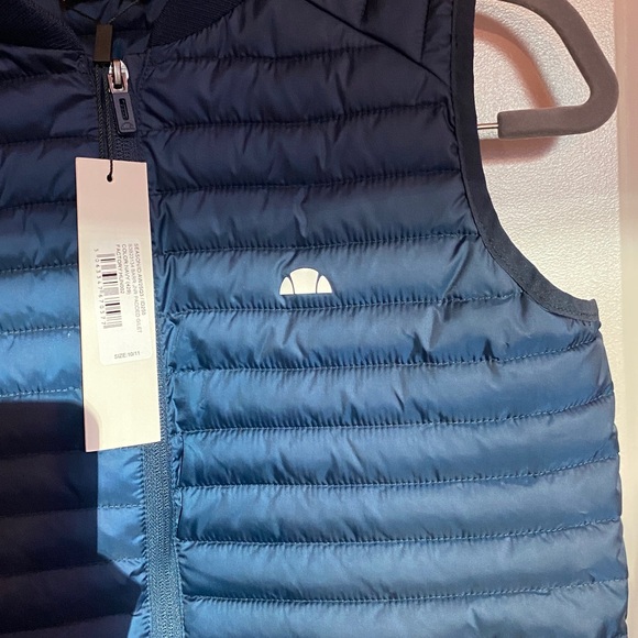 Ellesse Dark Blue Quilted Vest - Picture 2 of 5
